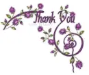 Purple Rose Thank you