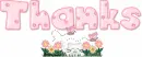 a pink thanks