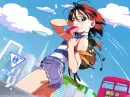 girl in vacation