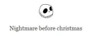 nightmare before christmas
