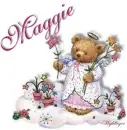 Angel Bear on Cloud - Maggie