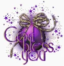 god bless you /purple