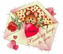 Mouse sending hugs - Rachel
