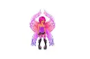 Purple Rave Butterfly Girl