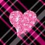 plaid heart