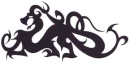 Black Tribal Dragon