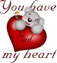 Ted bear heart