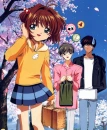 Sakura with yukito and touya talking about food...