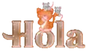 Hola (hello)