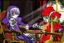 Suigintou vs Shinku *Playing Chess