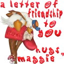 letter of friendship to you (ducky with mail)