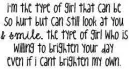 im the kinda girl. 