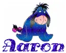 Aaron-Eeyore,blue writing