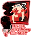 Not easy being sexy
