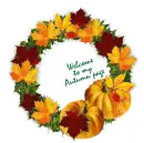 Welcome Autumn Wreath 
