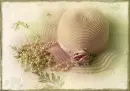 Victorian hat & pearls