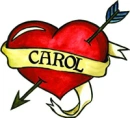 Carol Heart arrow
