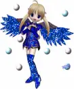 blue girl