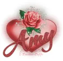 Rainbow Coffi Heart n Rose Amy