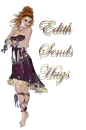 Edith lady in purple