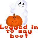 cute ghost n pumpkin