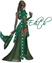 Edith lady in green