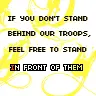 Support the troops