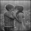 kissing in the rain
