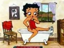 Betty Boop taking a bath