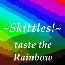 skittles taste the rainbow