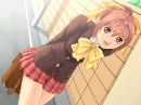 a girl coming back from school
