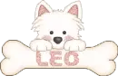 Leo dog bone 