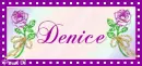 Purple green rose blinkie - Denice