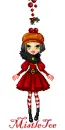 Christmas Doll with Mistletoe