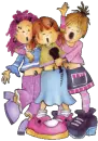 Little Girls Singing 