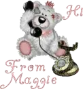 Maggie bear phone