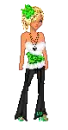 Green Girl Doll