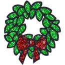 Glitter Christmas Wreath
