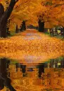 forest, gold, zÅ‚oty las, jesieÅ„, liÅ›cie, las