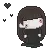 girl in black