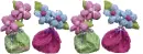 Fabric flowers