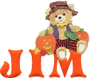 Jim - halloween teddy bear