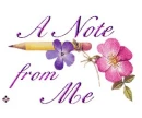 A Note From Me