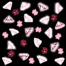 red diamonds