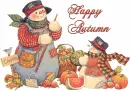 Autumn Snowmen
