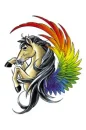 Horse Rainbow Wings
