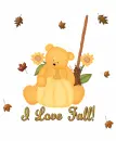 I Love Fall~Bear