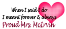 Proud Mrs.