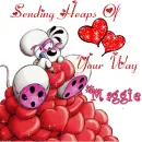 Sending heaps of love