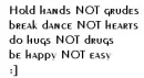 hold hands